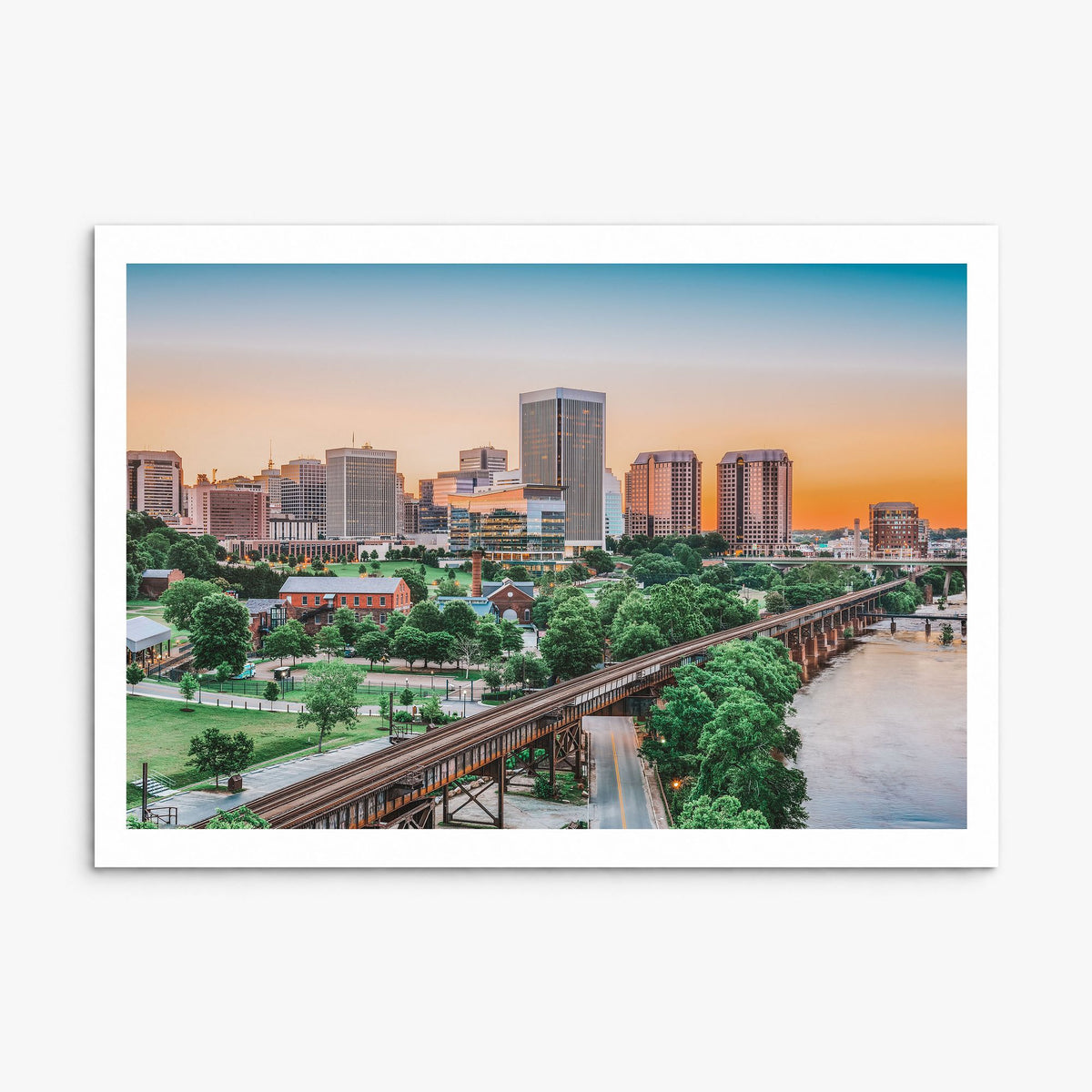 Richmond Photo Poster, print only (unframed), white border