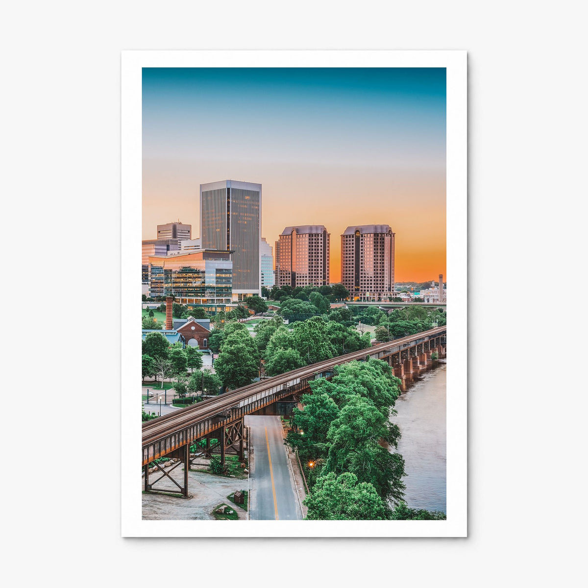 Richmond Photo No 1 Poster, print only (unframed), white border