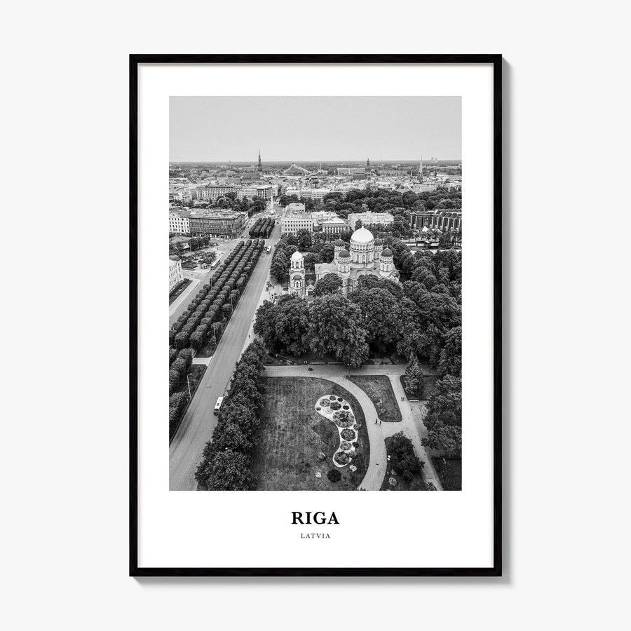 Riga Classic Poster, framed poster mockup