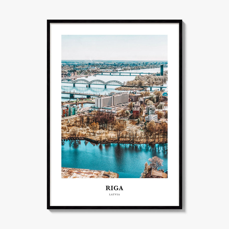 Riga Classic Poster, framed poster mockup