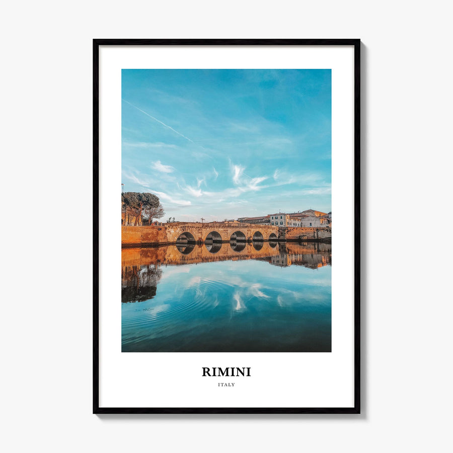 Rimini Classic Poster, framed poster mockup