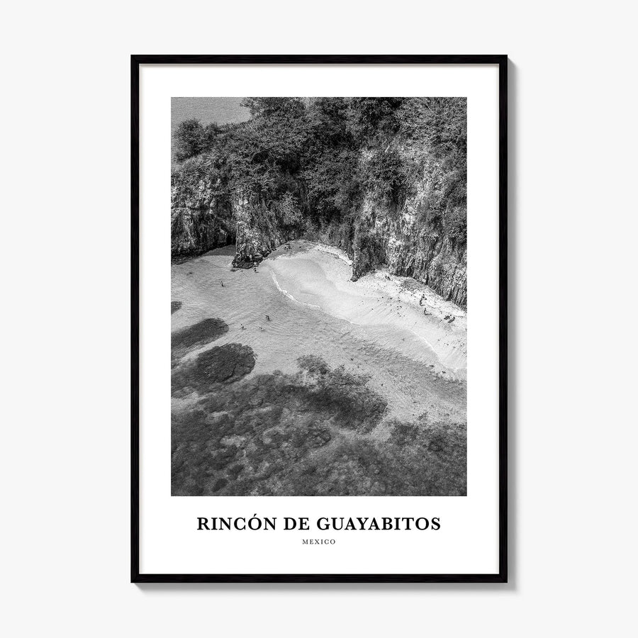 Rincón de Guayabitos Classic Poster, framed poster mockup