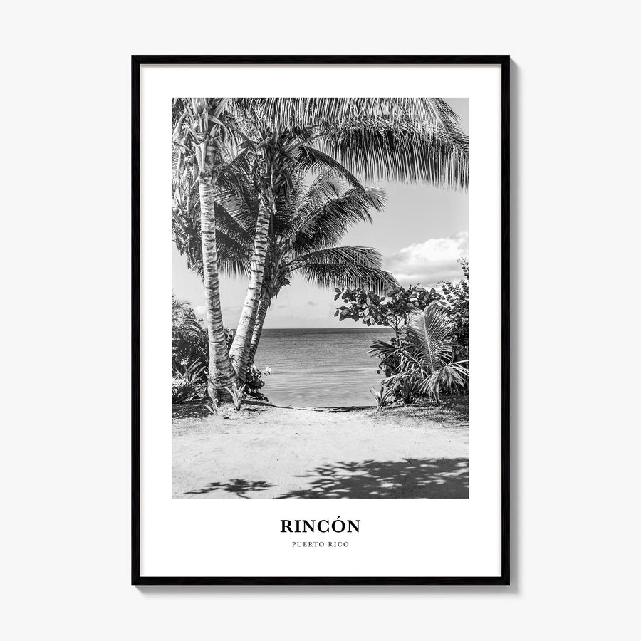 Rincón Classic Poster, framed poster mockup