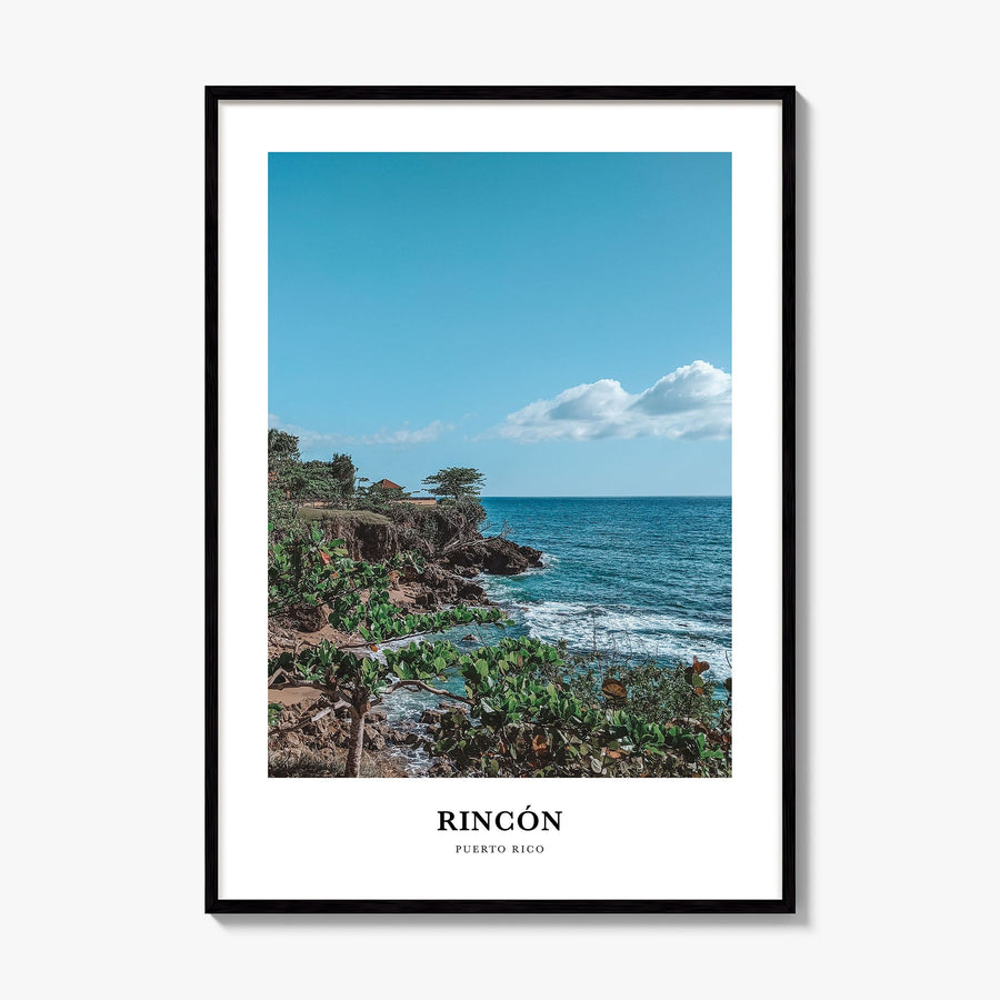 Rincón Classic Poster, framed poster mockup