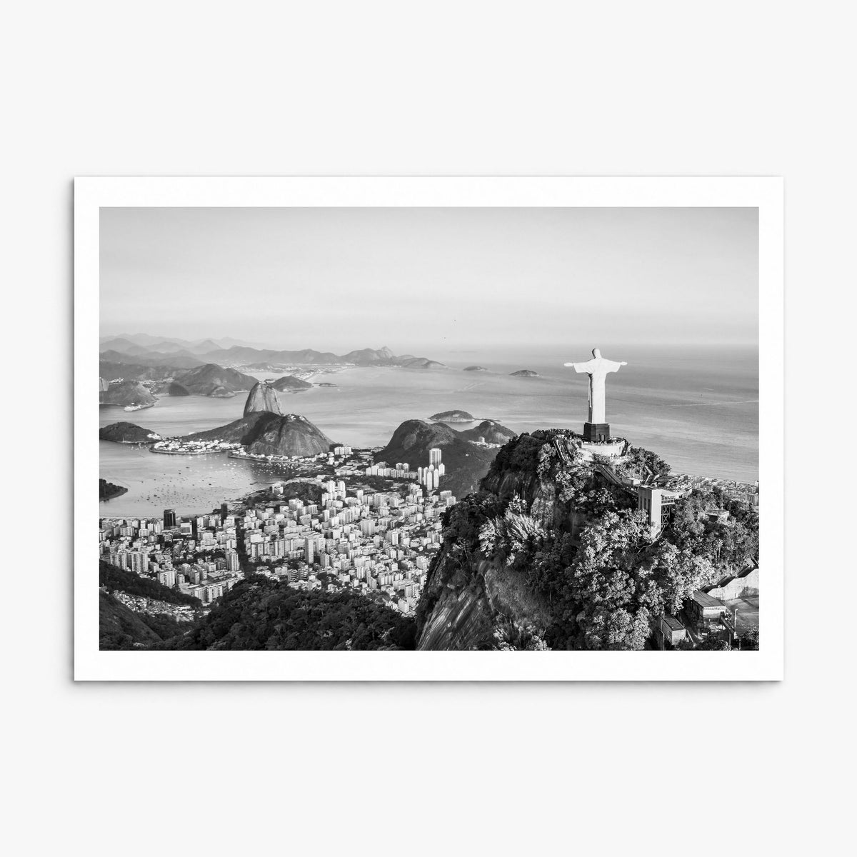 Rio de Janeiro Photo Poster, print only (unframed), white border