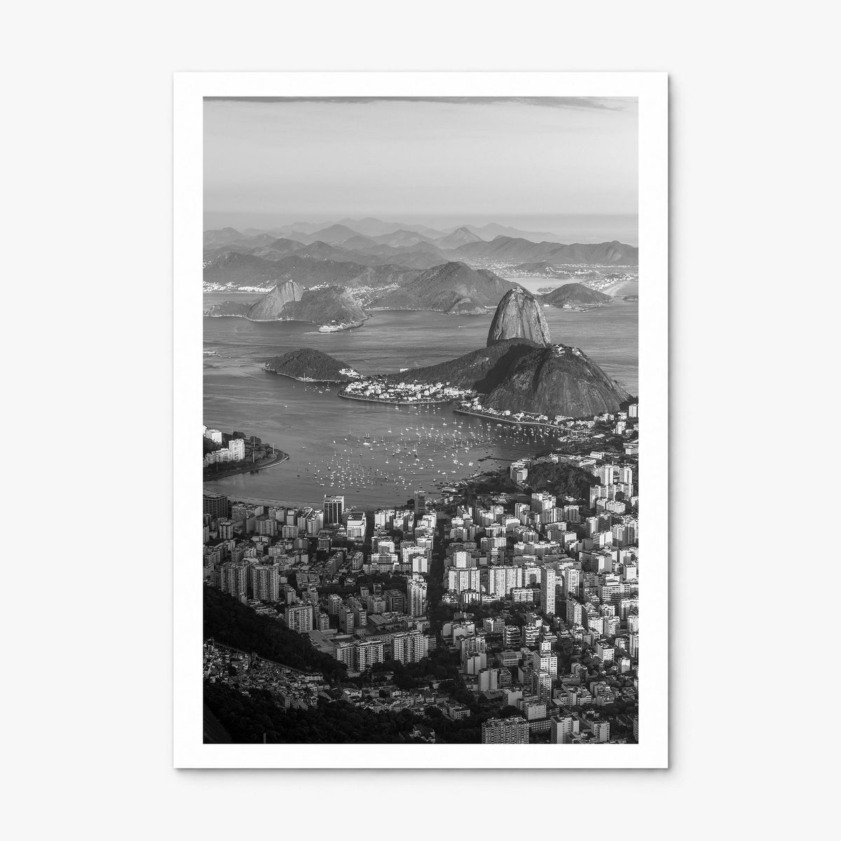 Rio de Janeiro Photo No 1 Poster, print only (unframed), white border