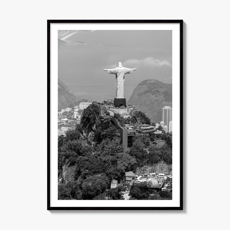 Rio de Janeiro Photo No 2 Poster, framed poster mockup, white border