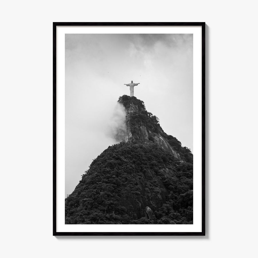Rio de Janeiro Photo No 4 Poster, framed poster mockup, white border