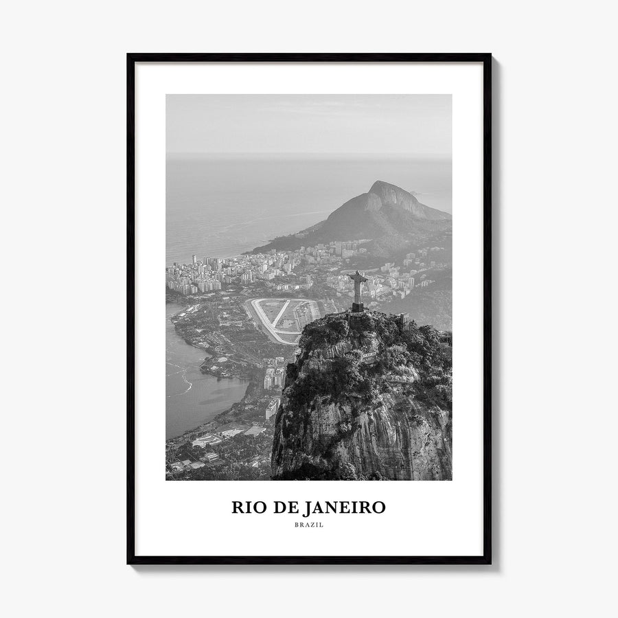Rio de Janeiro Classic No 2 Poster, framed poster mockup