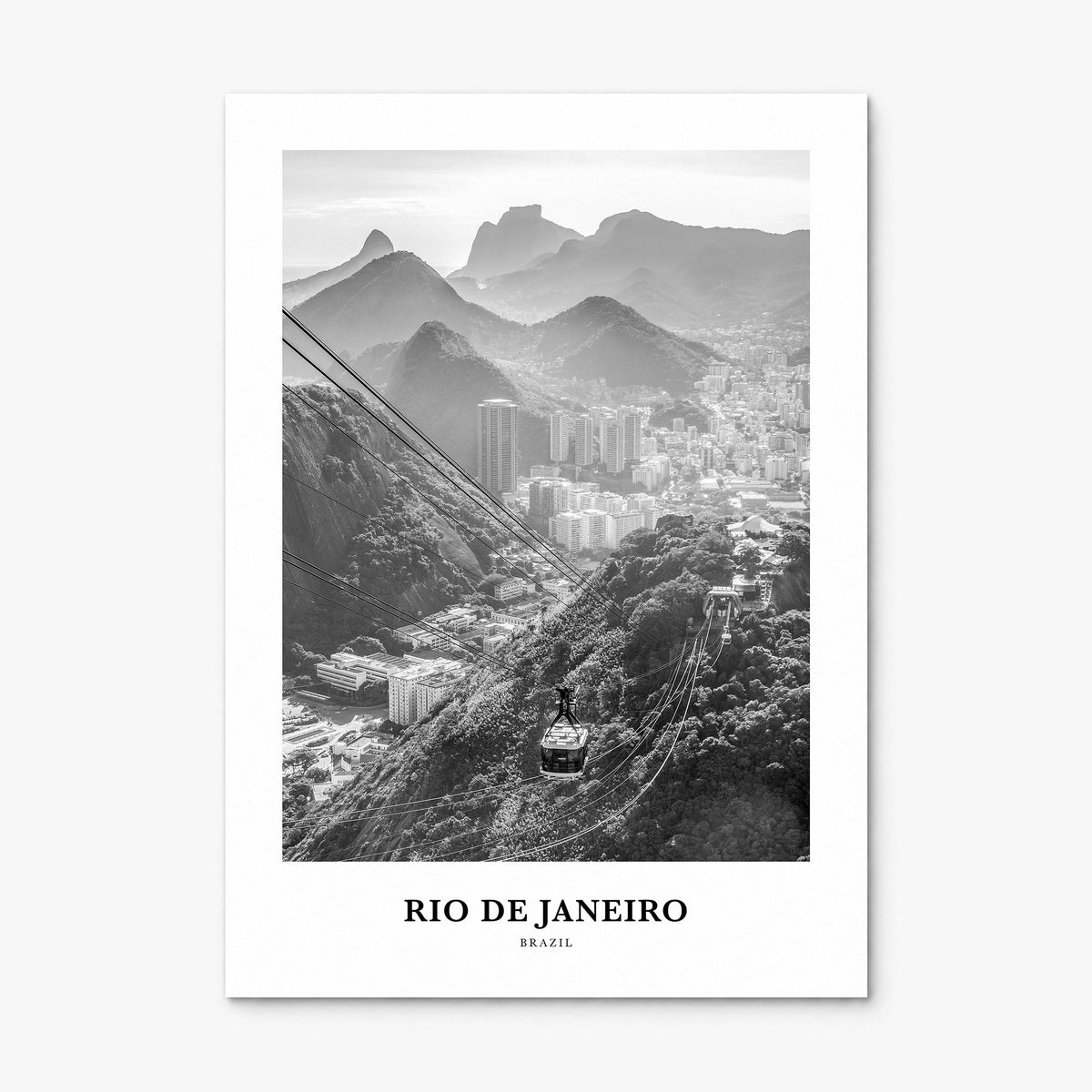 Rio de Janeiro Classic No 3 Poster, print only (unframed)