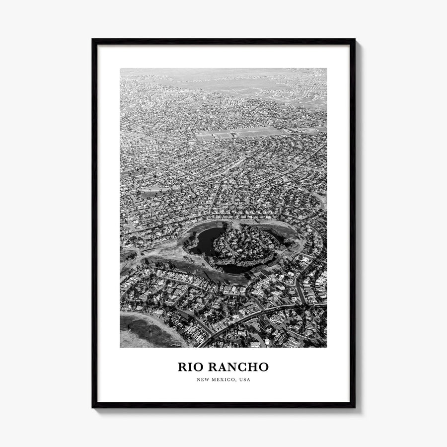 Rio Rancho Classic Poster, framed poster mockup