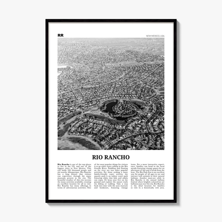 Rio Rancho Newspaper Poster, framed poster mockup