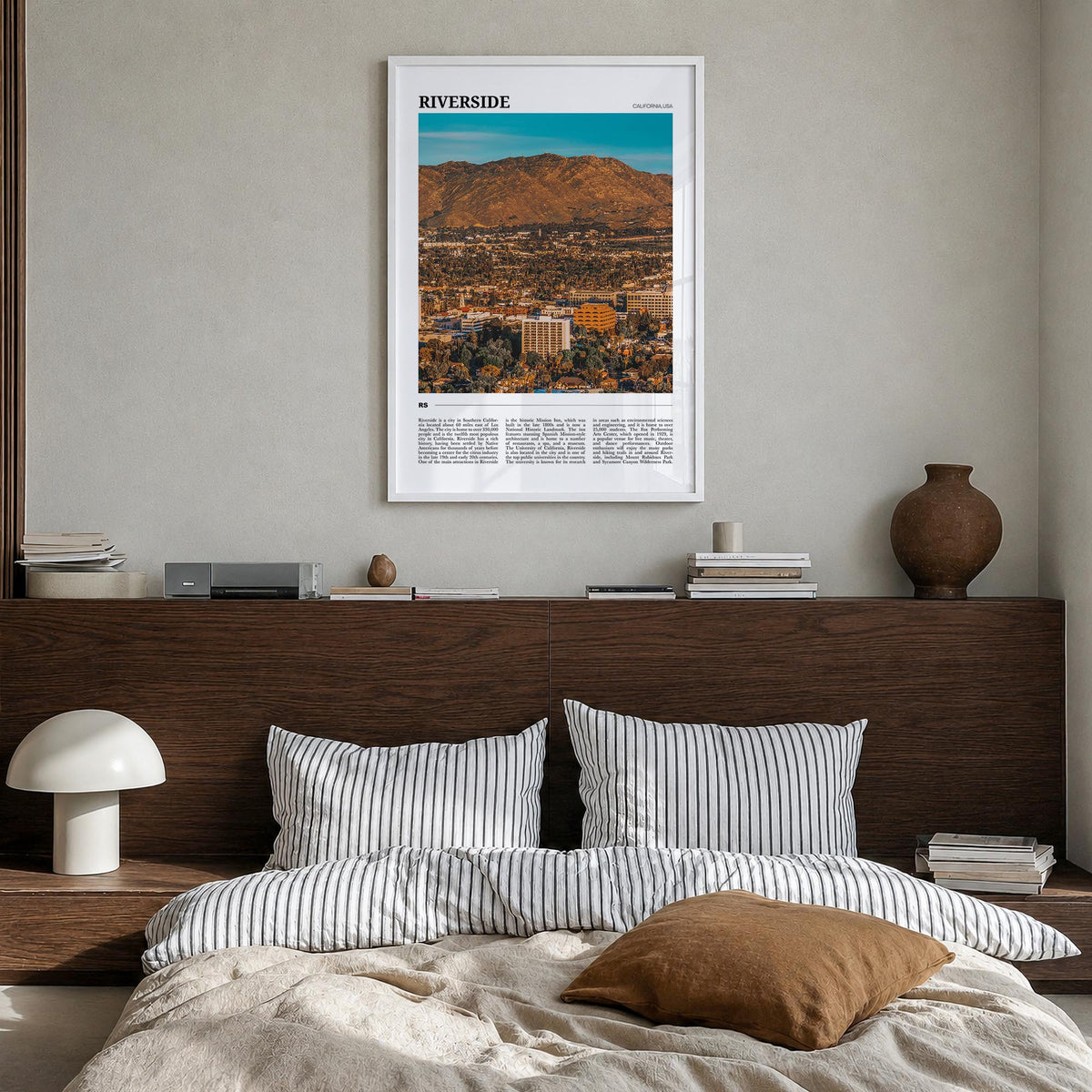 Riverside Travel Poster