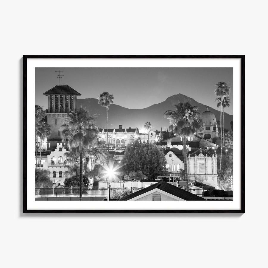 Riverside Photo Poster, framed poster mockup, white border