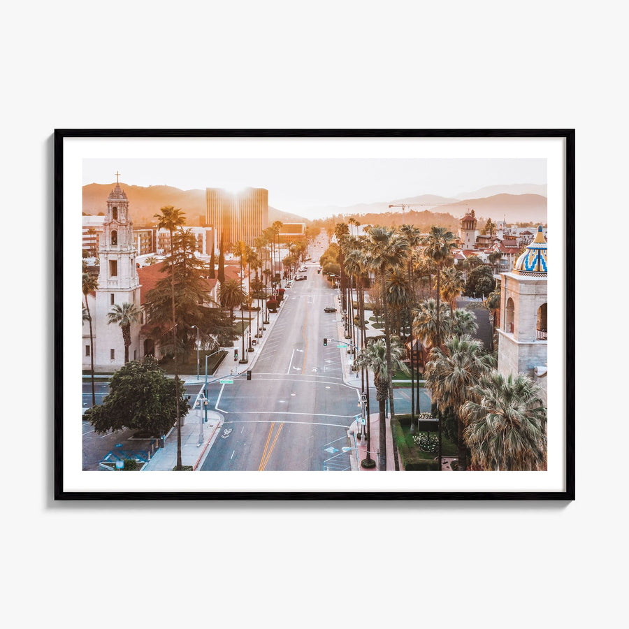 Riverside Photo Poster, framed poster mockup, white border