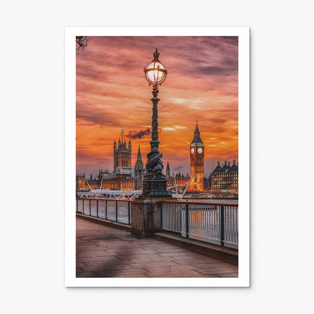 Riverside Photo No 2 Poster, print only (unframed), white border