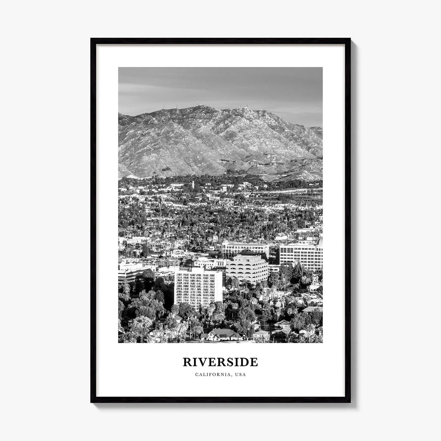 Riverside Classic Poster, framed poster mockup