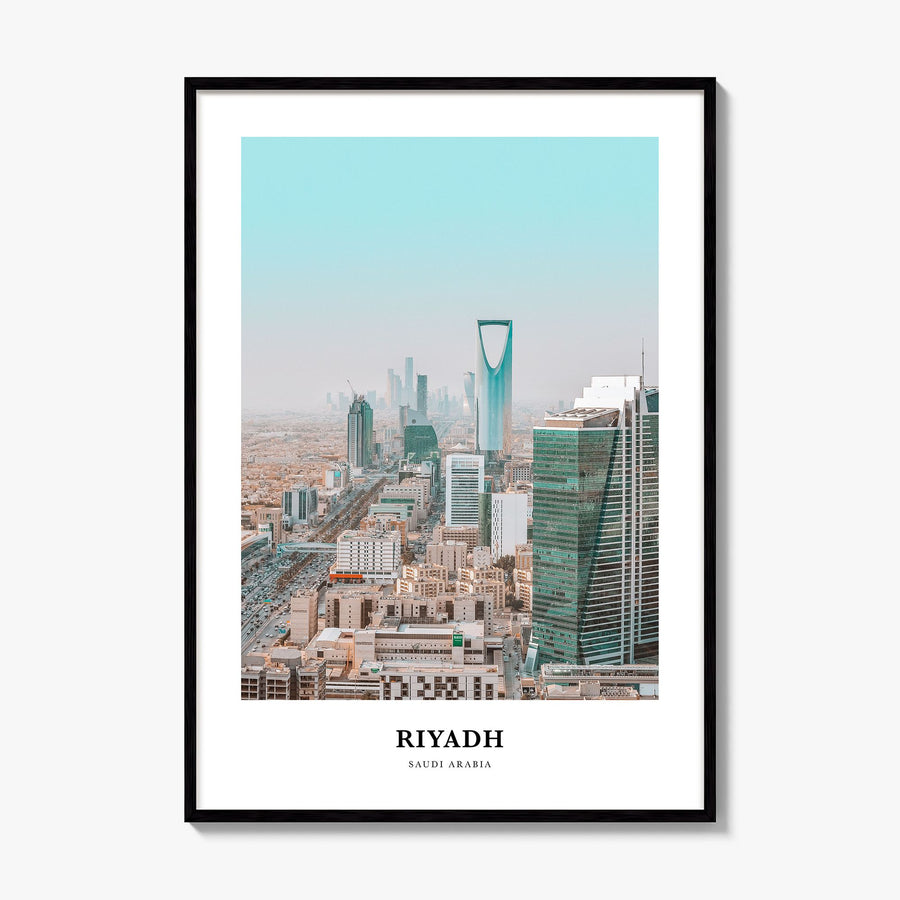 Riyadh Classic Poster, framed poster mockup