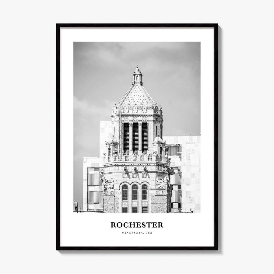 Rochester, Minnesota Classic Poster, framed poster mockup