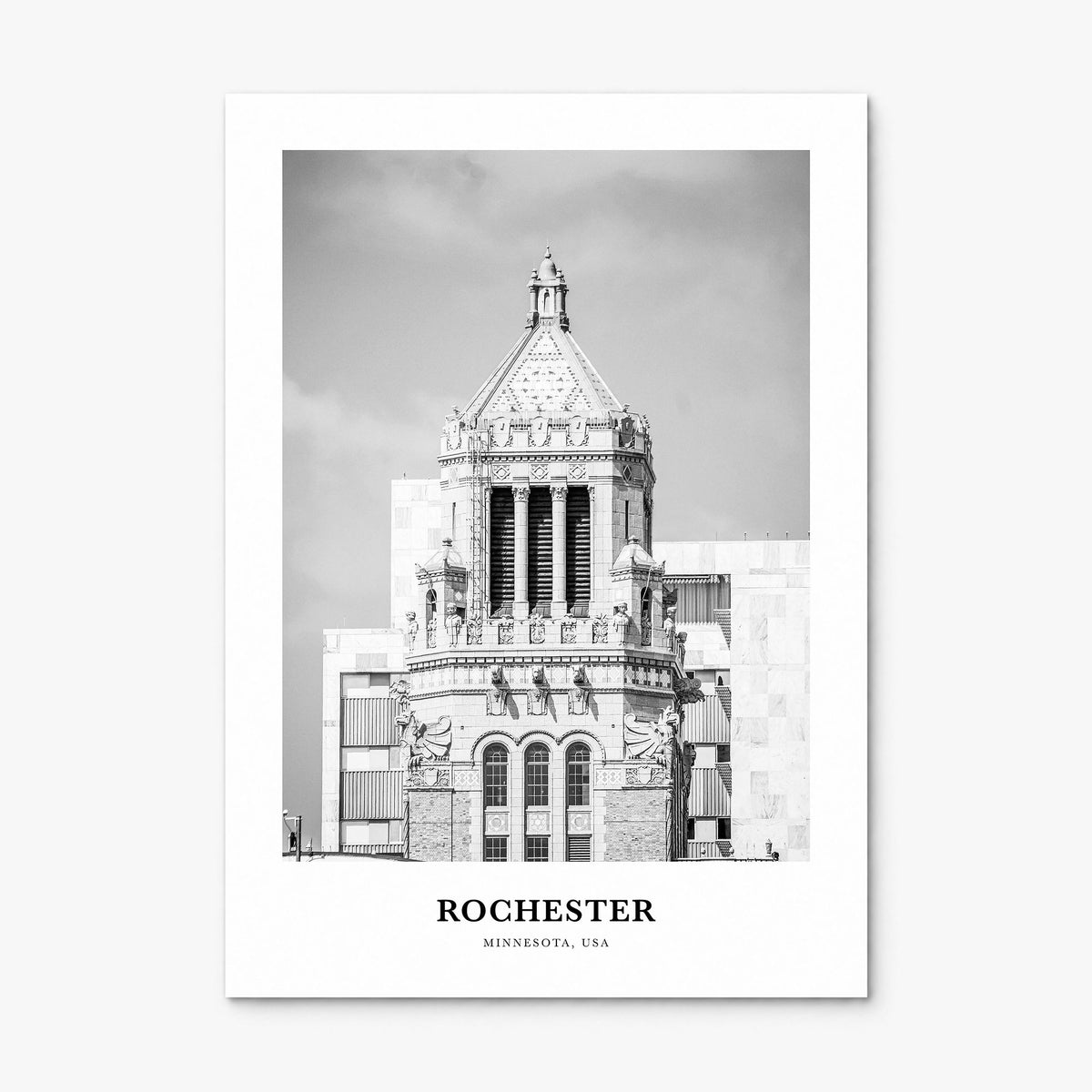 Rochester, Minnesota Classic Poster, print only (unframed)