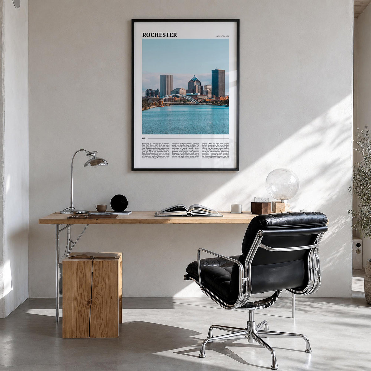 Rochester, New York Travel Poster