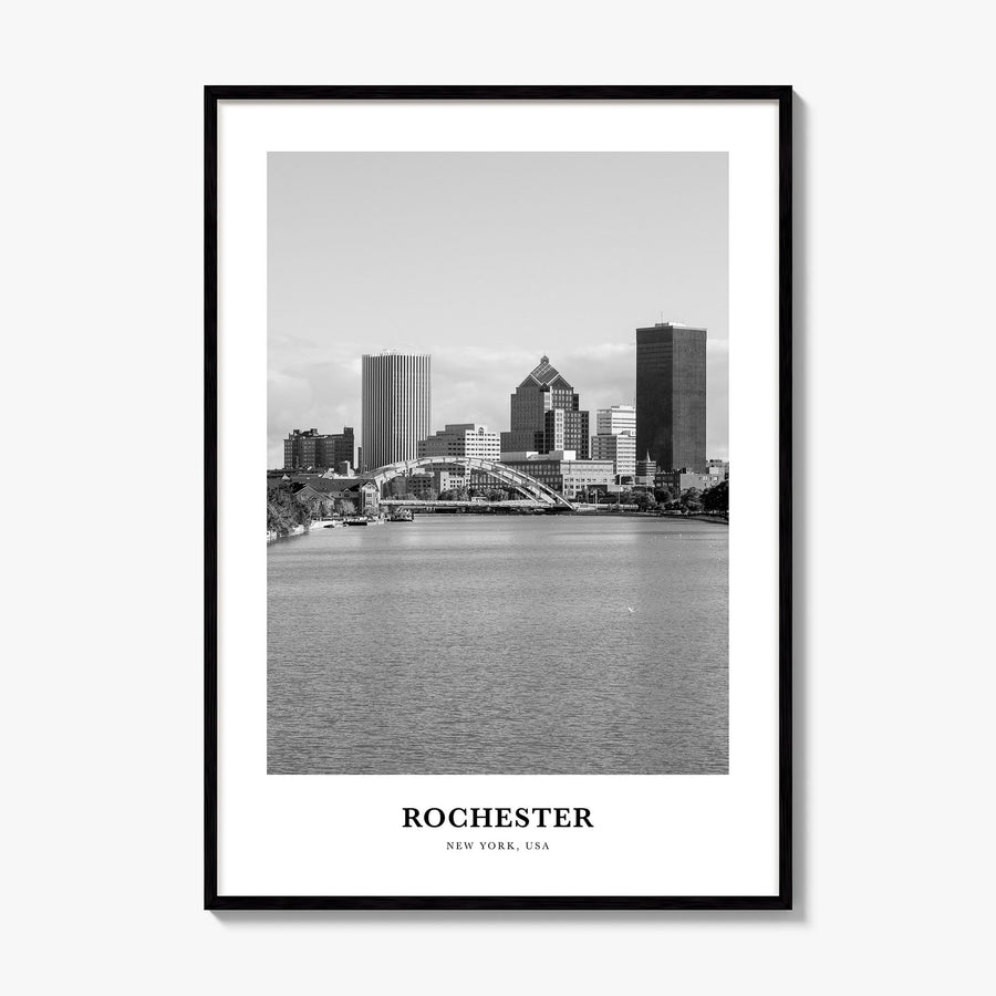 Rochester, New York Classic Poster, framed poster mockup