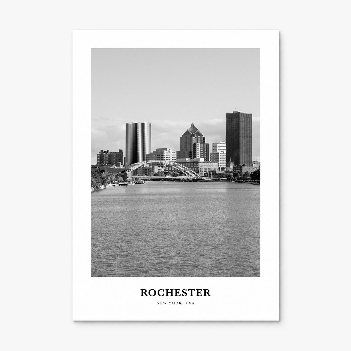 Rochester, New York Classic Poster, print only (unframed)