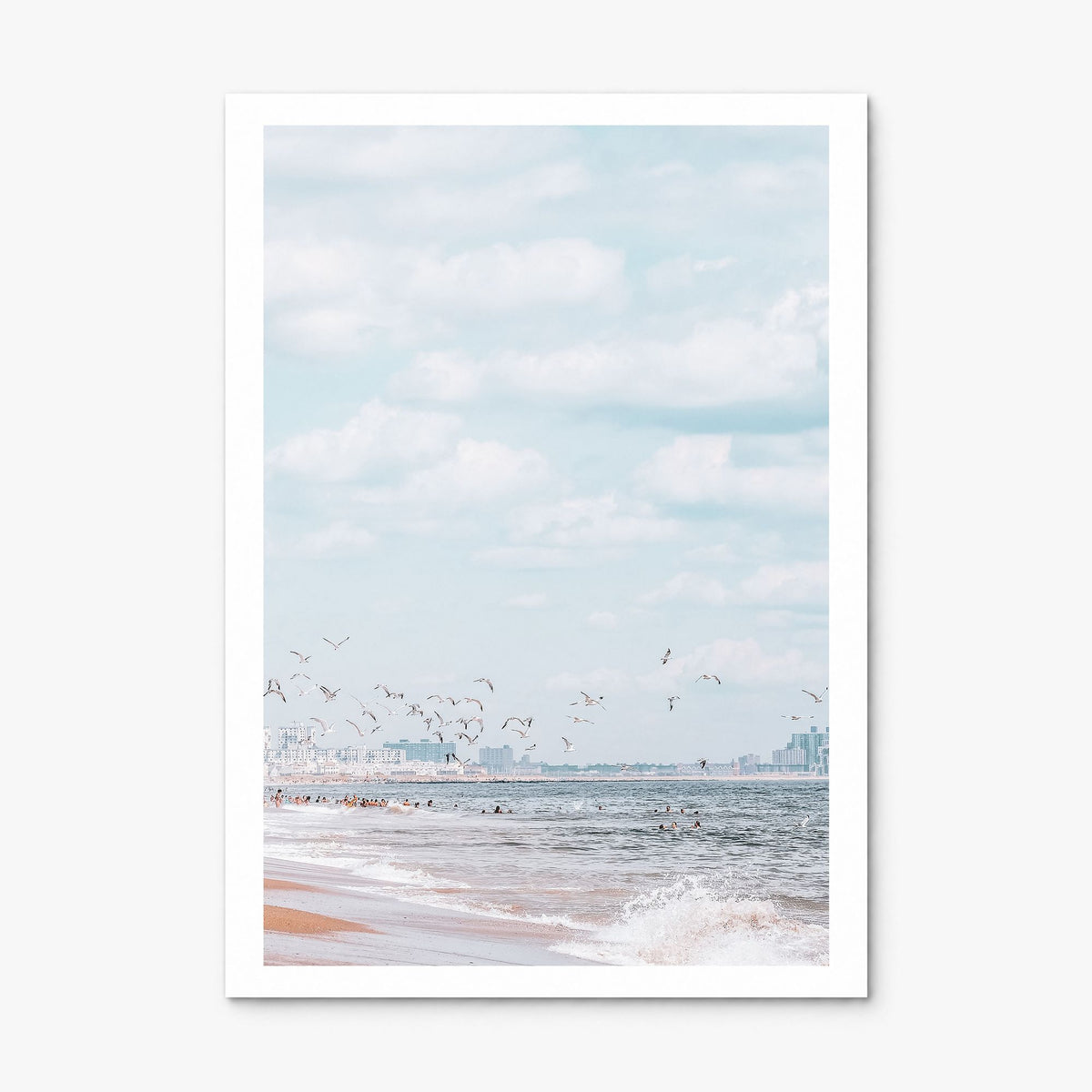 Rockaway Beach Photo No 1 Poster, print only (unframed), white border