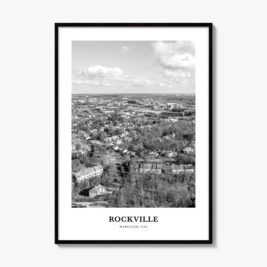 Rockville Classic Poster, framed poster mockup