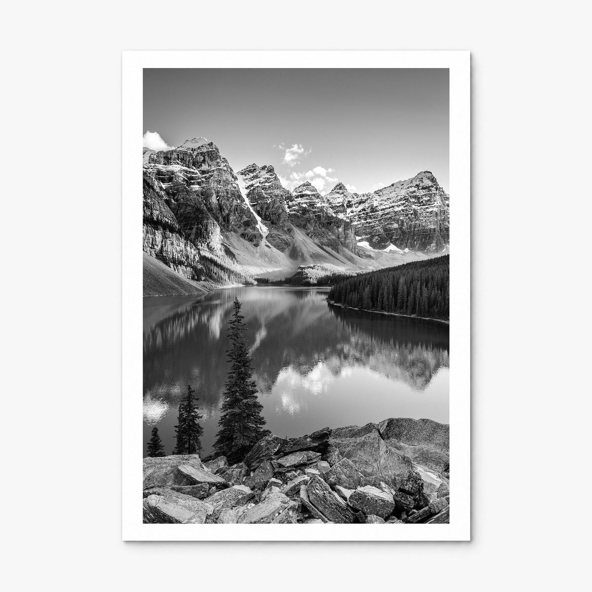 Rocky Mountain National Park Photo Poster, print only (unframed), white border
