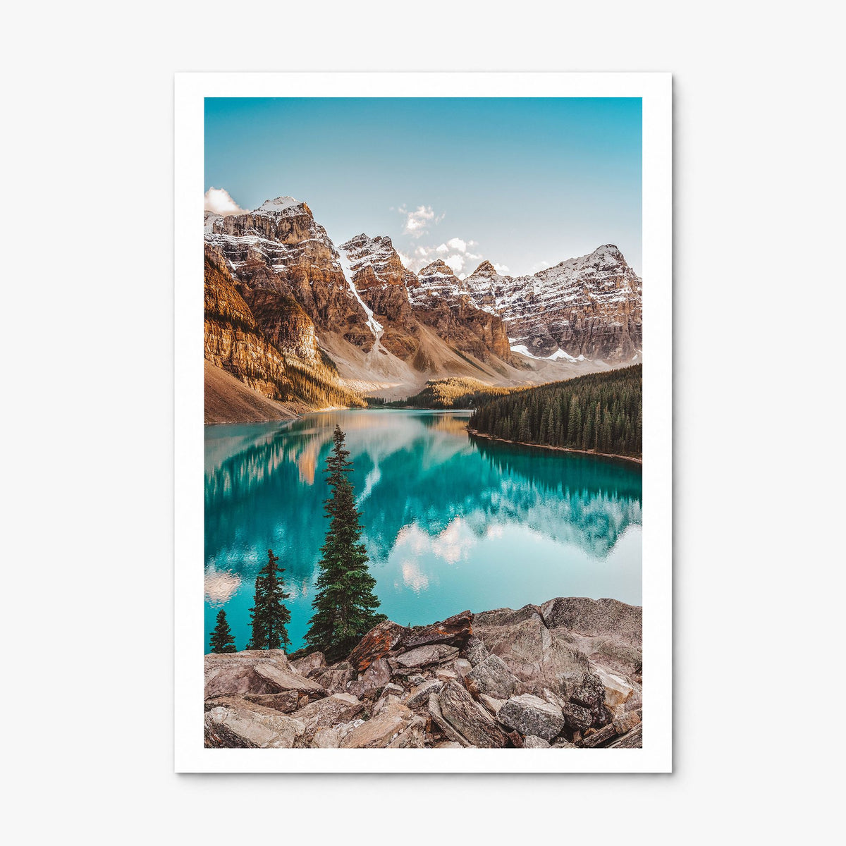 Rocky Mountain National Park Photo Poster, print only (unframed), white border