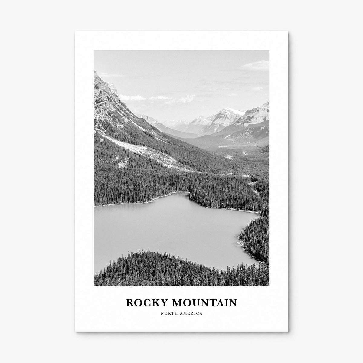 Rocky Mountain National Park Classic No 2 Poster, print only (unframed)