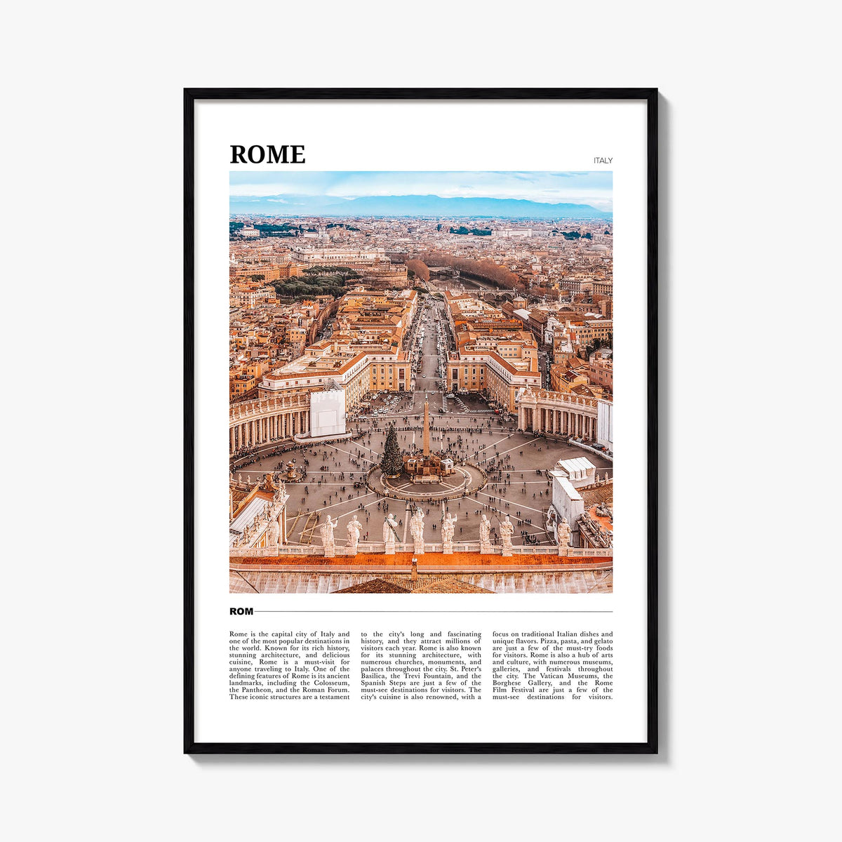 Rome Travel Poster