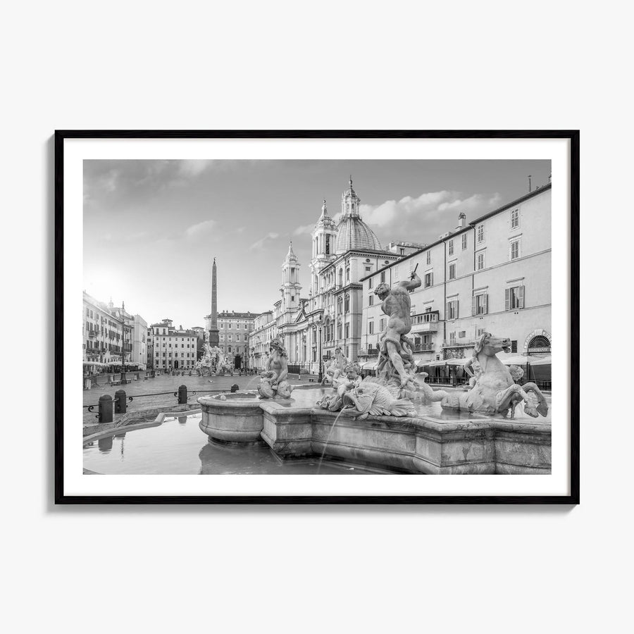 Rome Photo No 2 Poster, framed poster mockup, white border