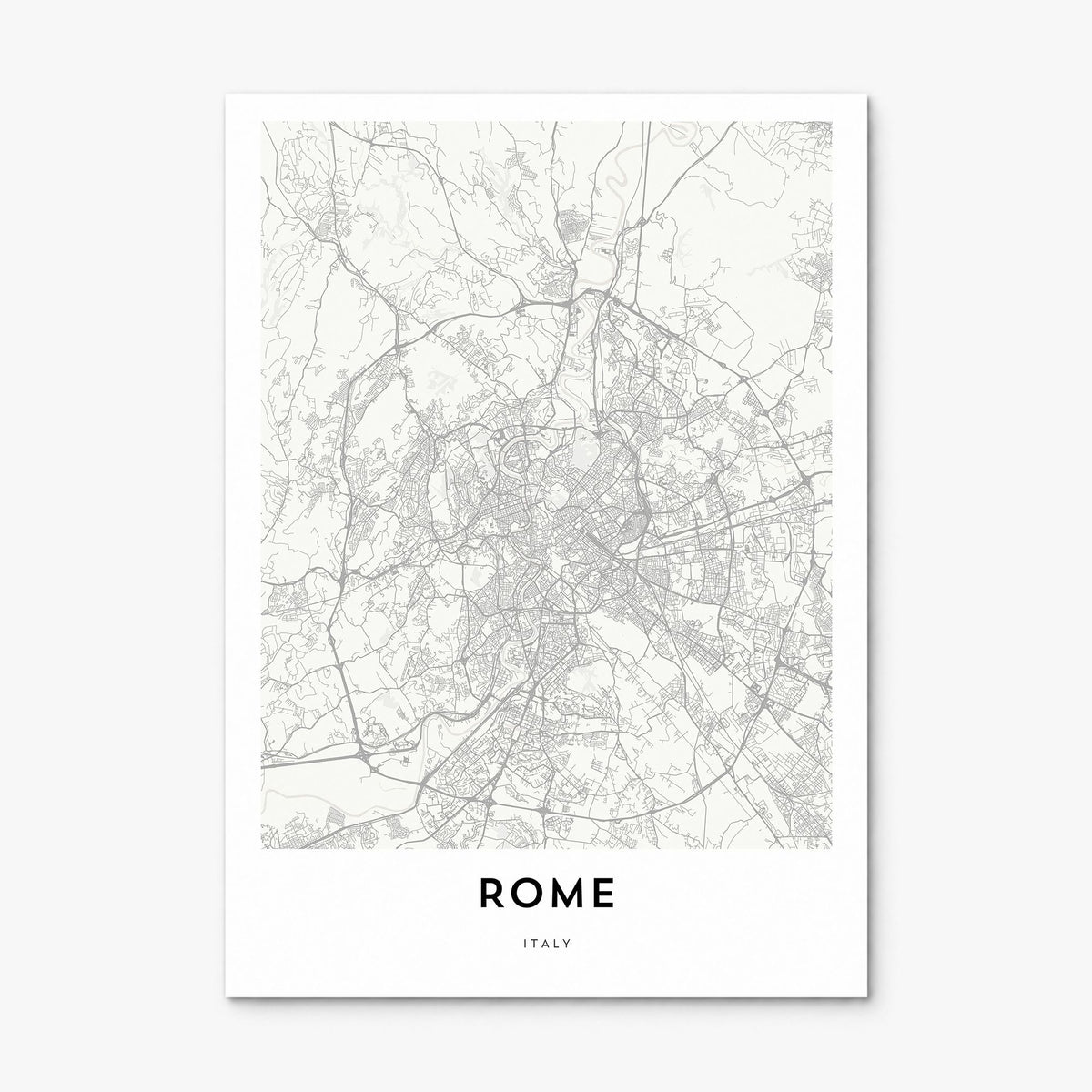 Rome Map Poster, print only (unframed)
