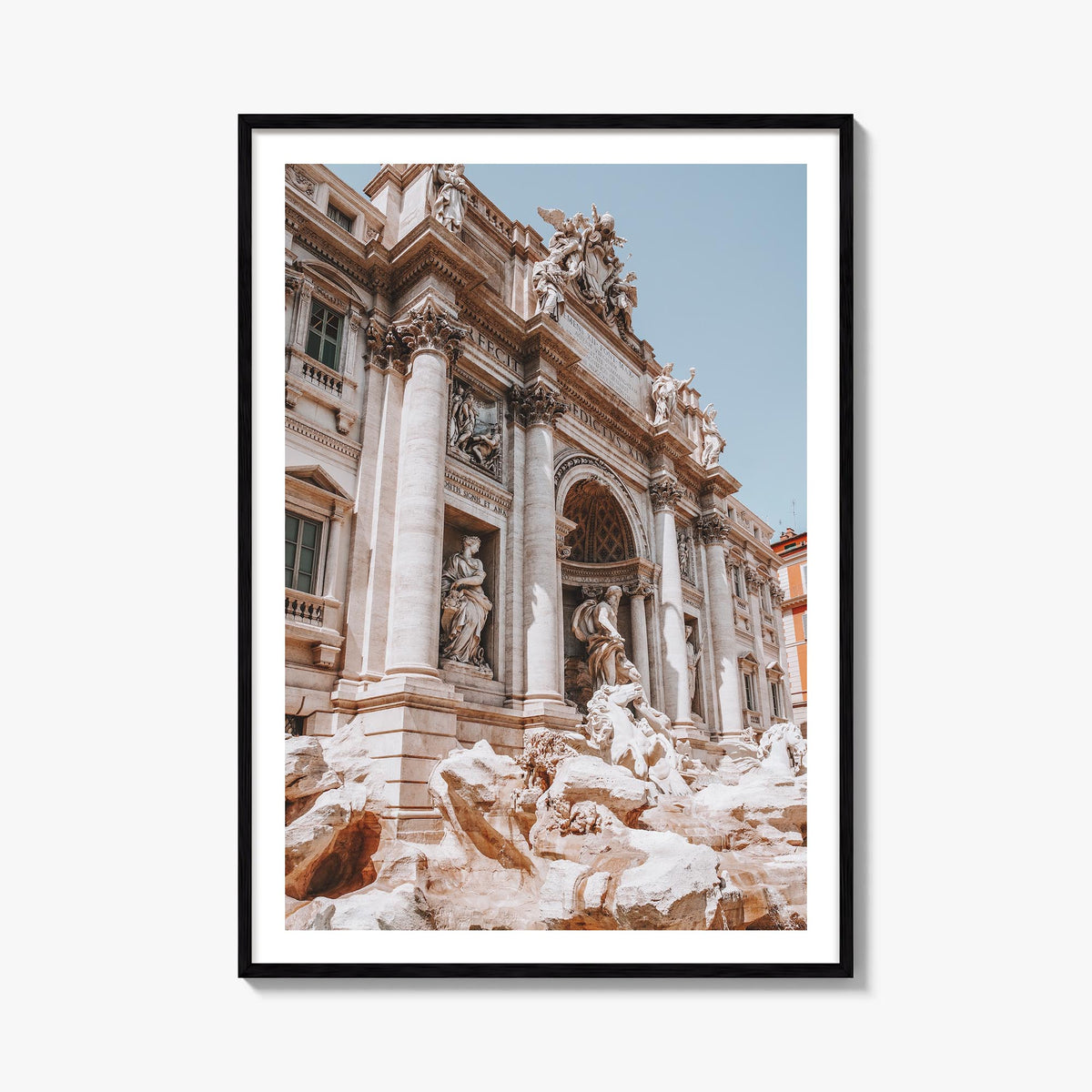 Rome no. 3 colorful photo poster of Italy – vertical wall art, unframed print shown in interior mockup