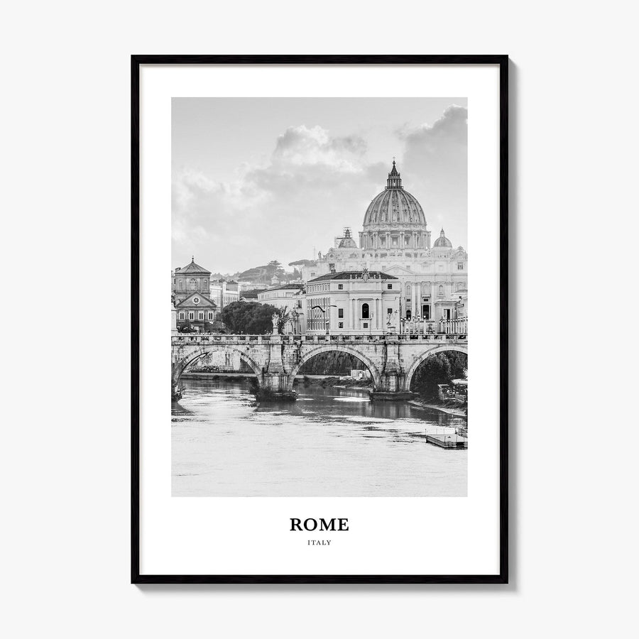 Rome Classic No 1 Poster, framed poster mockup