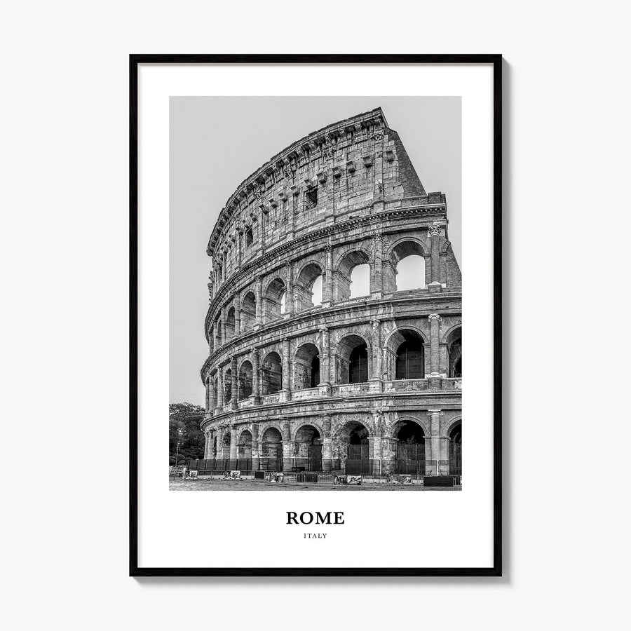 Rome Classic No 2 Poster, framed poster mockup
