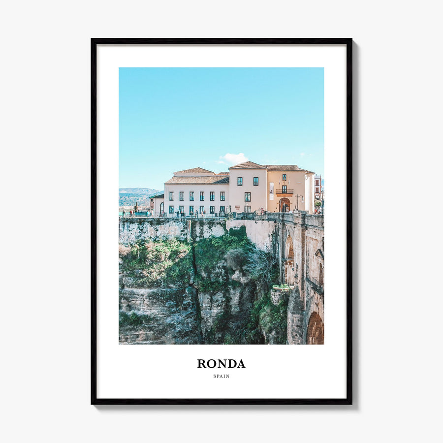 Ronda Classic Poster, framed poster mockup