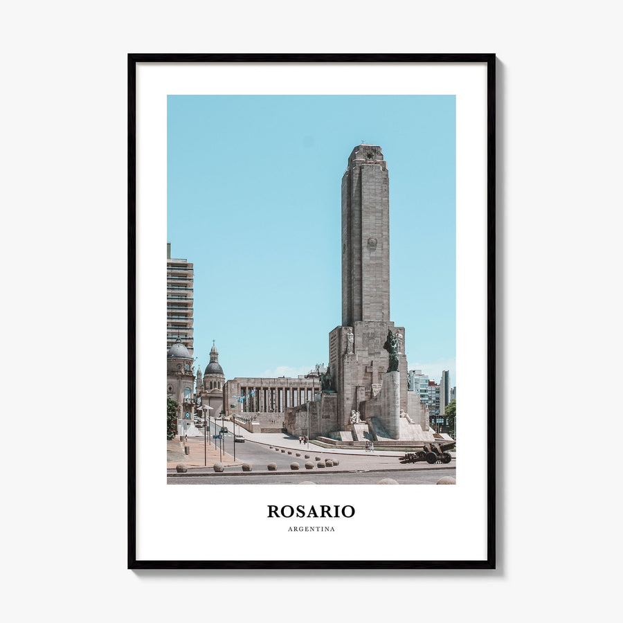 Rosario Classic Poster, framed poster mockup