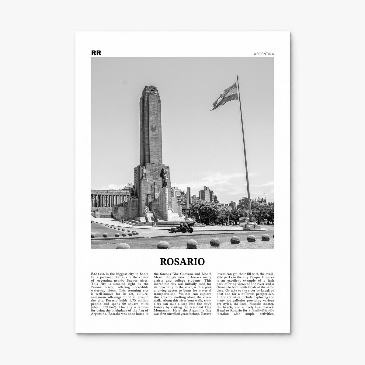Rosario Newspaper No 2 Poster, print only (unframed)