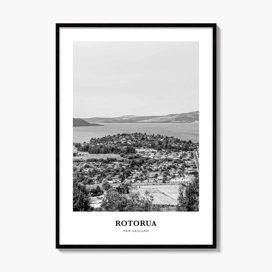 Rotorua Classic Poster, framed poster mockup