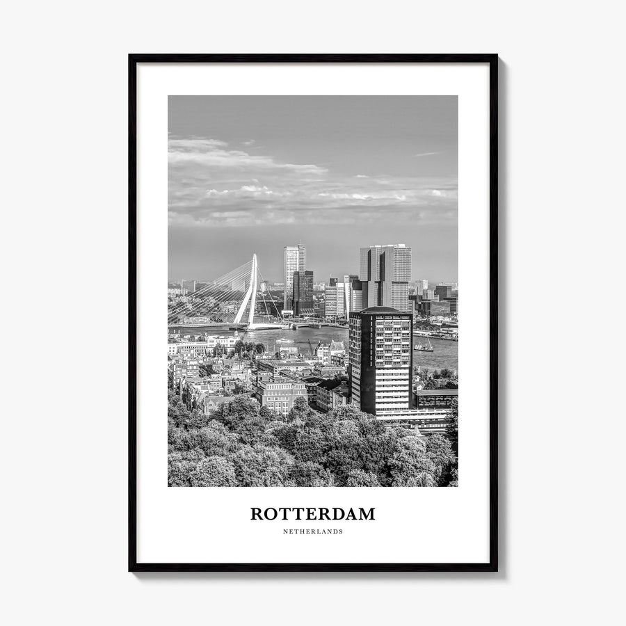 Rotterdam Classic No 2 Poster, framed poster mockup