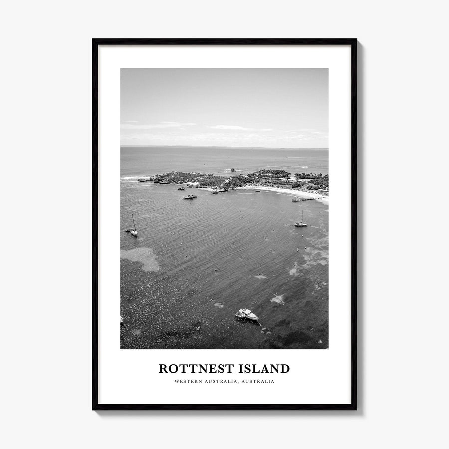 Rottnest Island Classic Poster, framed poster mockup