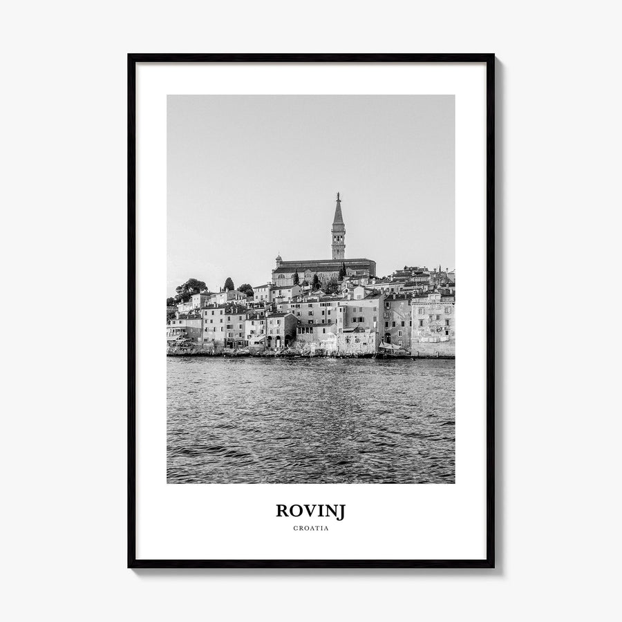 Rovinj Classic Poster, framed poster mockup