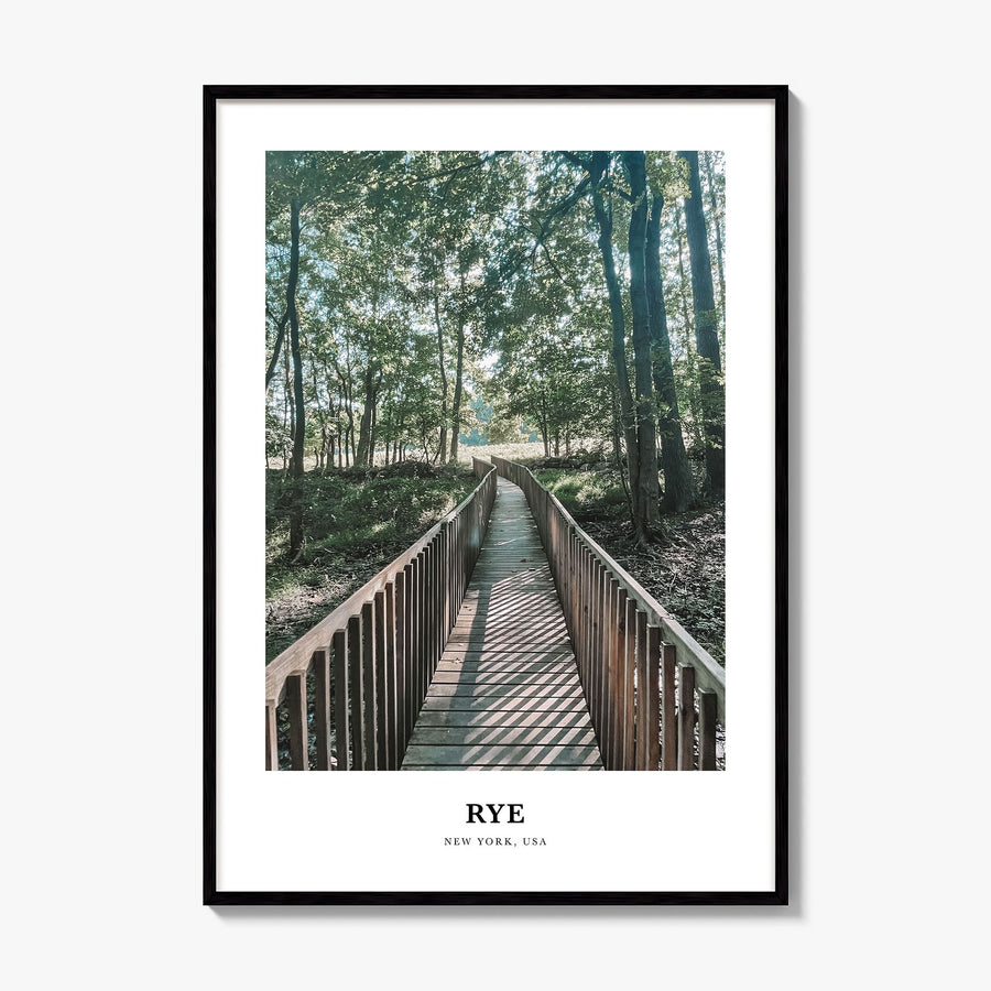 Rye Classic Poster, framed poster mockup