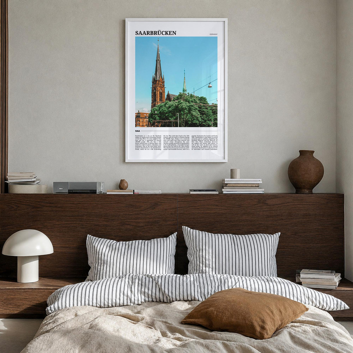Saarbrücken Travel Poster