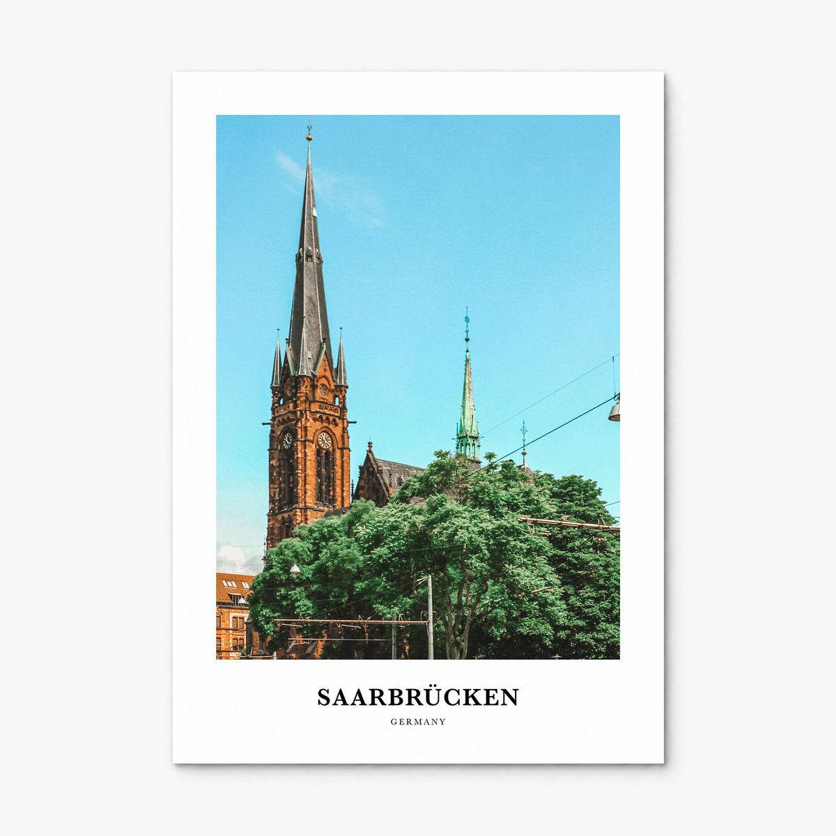 Saarbrücken Classic Poster, print only (unframed)