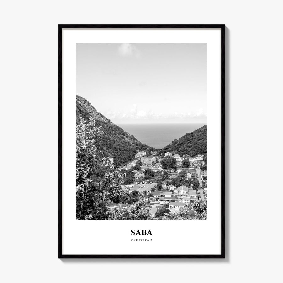 Saba Classic Poster, framed poster mockup
