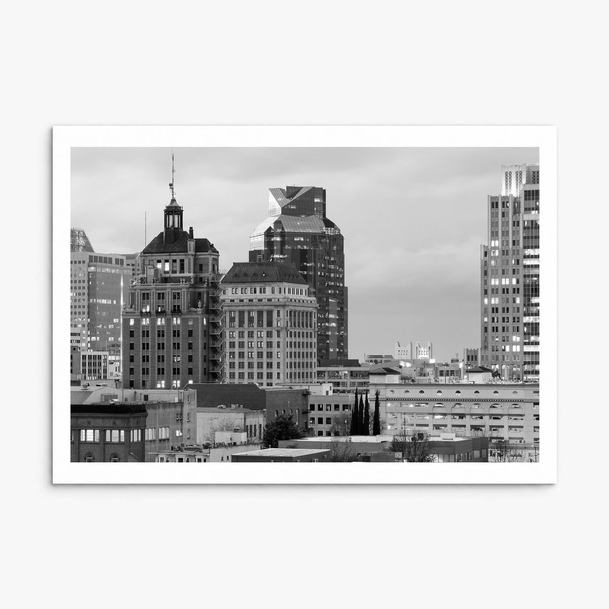 Sacramento Photo Poster, print only (unframed), white border